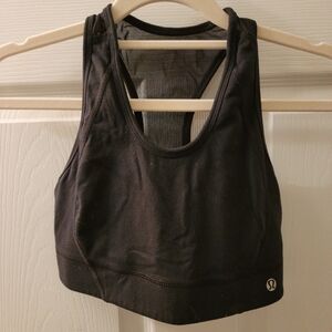 lululemon athletica Charcoal Sports Bra